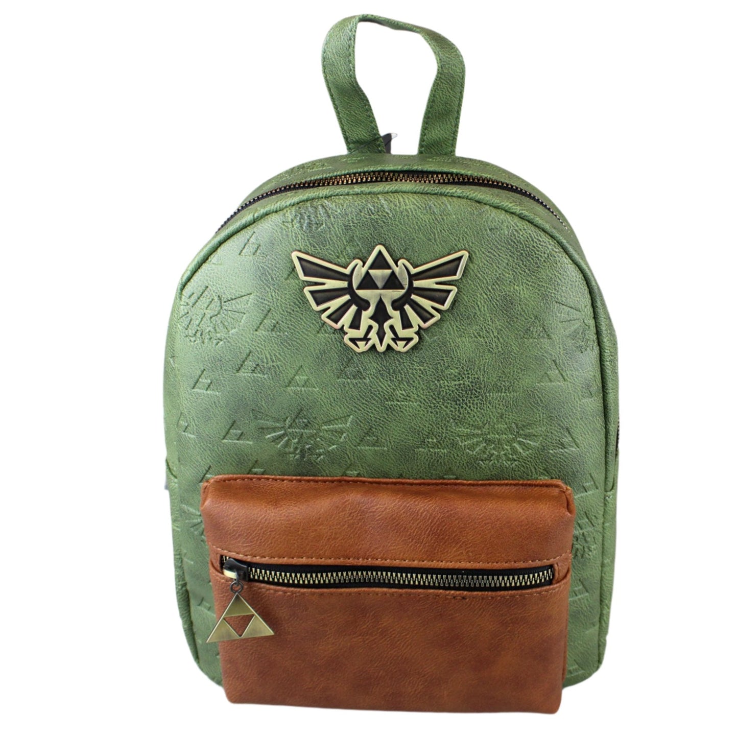 Hero of Time (The Legend of Zelda) Embossed Green Mini Backpack