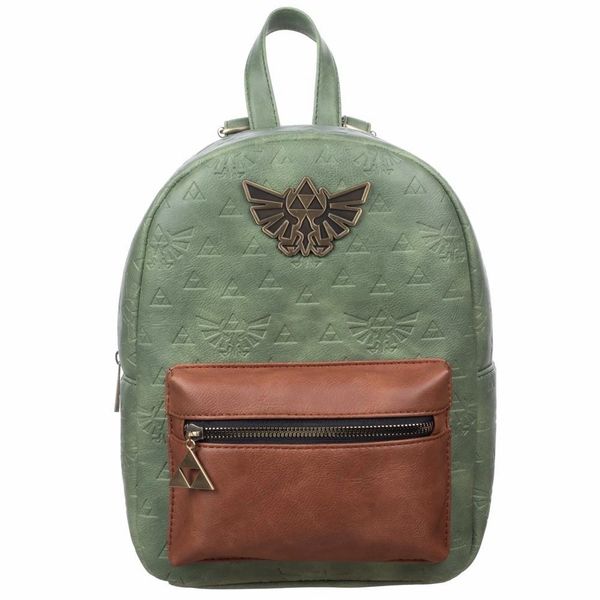 The Legend of Zelda Embossed Green Mini Backpack