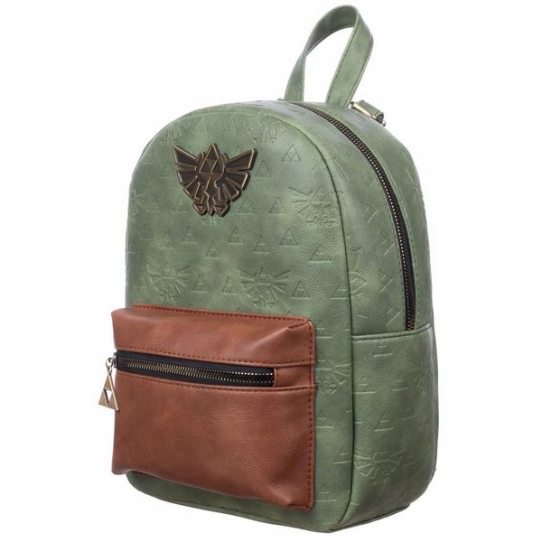 The Legend of Zelda Embossed Green Mini Backpack
