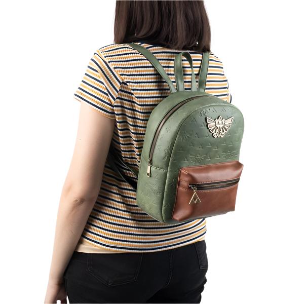 The Legend of Zelda Embossed Green Mini Backpack