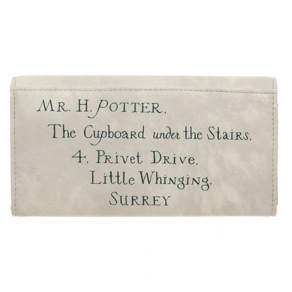Harry Potter Hogwarts Acceptance Letter Envelope Faux Leather Wallet
