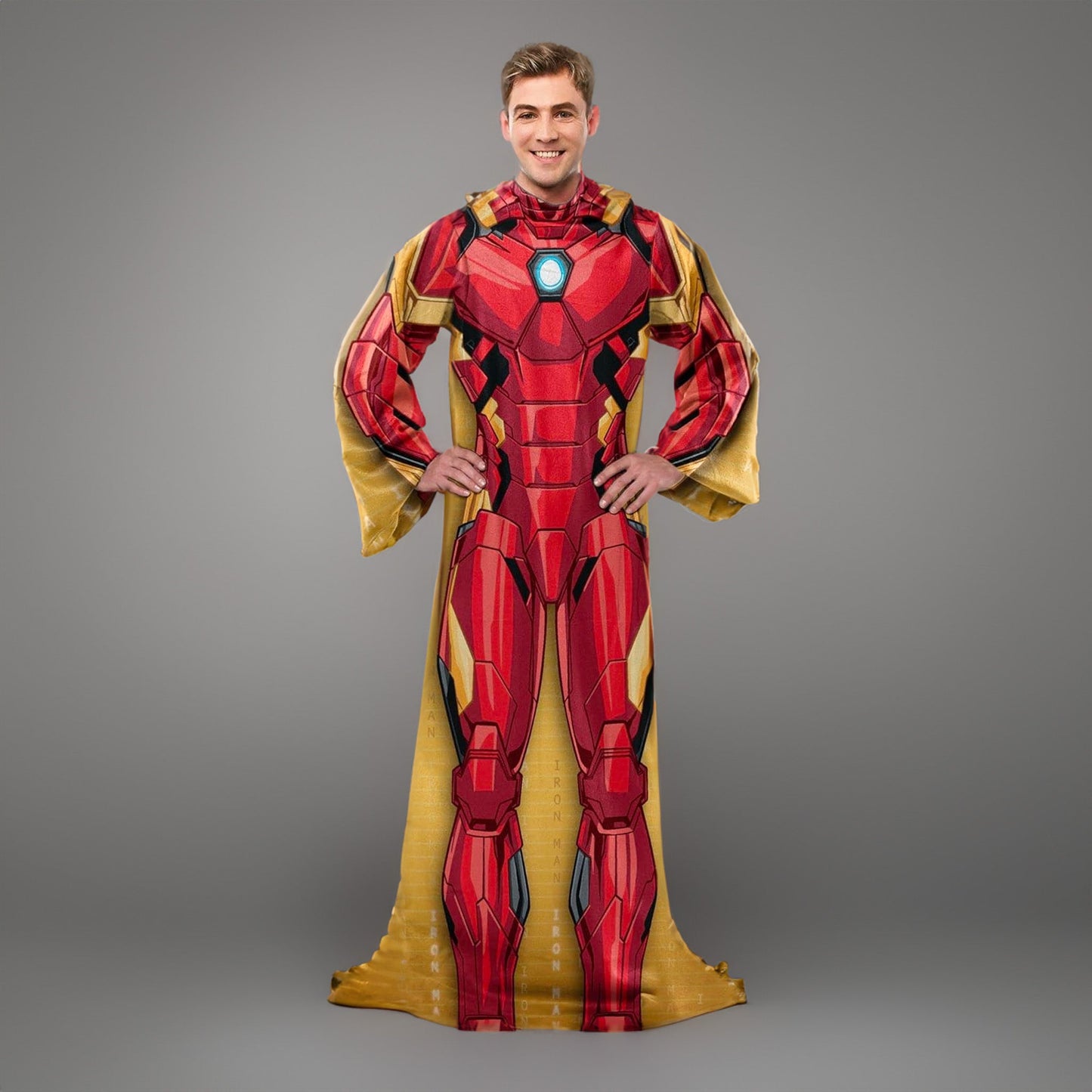 Iron Man (Marvel) Avengers Wearable Blanket With Sleeves