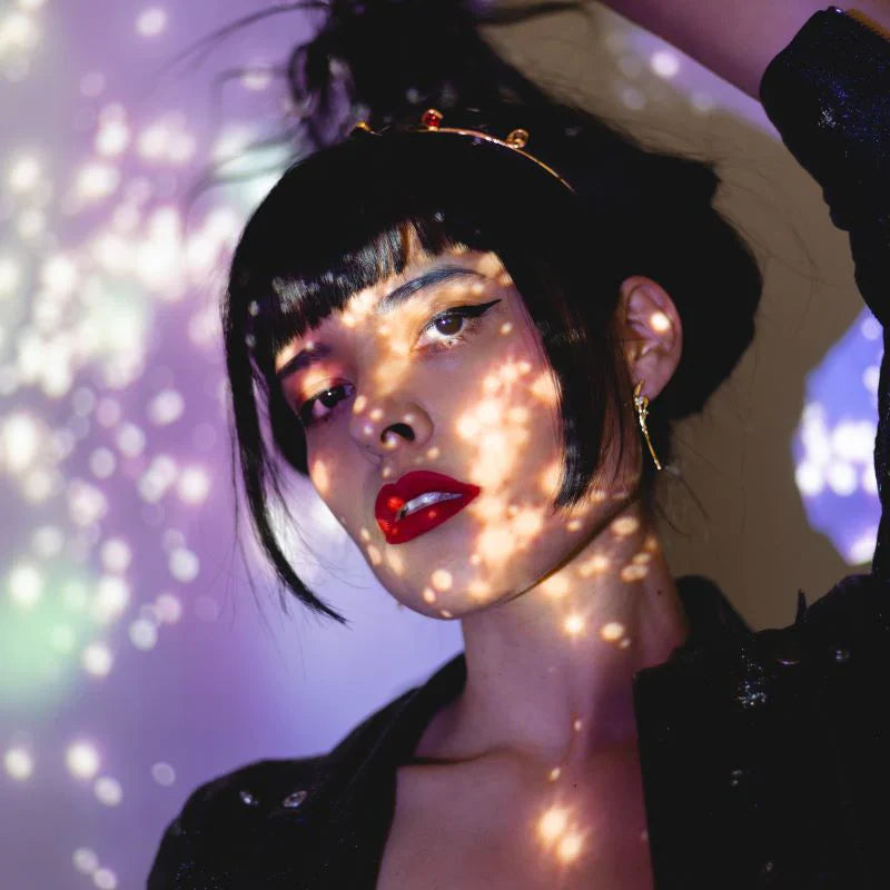 Loki Scepter (Marvel) Crystal Drop Stud Earrings