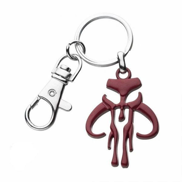 Star Wars Boba Fett Mandalorian Mythosaur Skull Keychain