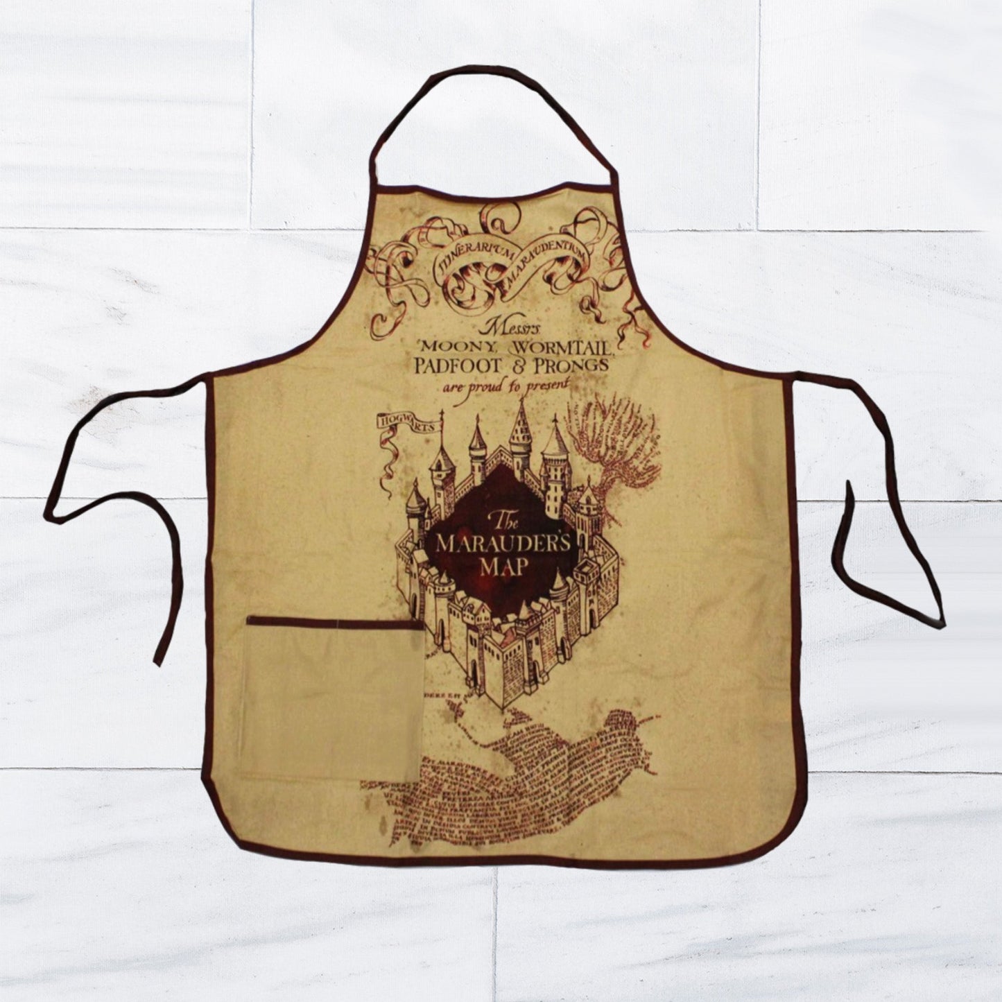 Marauders Map Harry Potter Apron