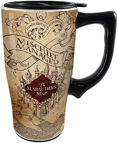 Marauders Map Harry Potter Ceramic Travel Mug