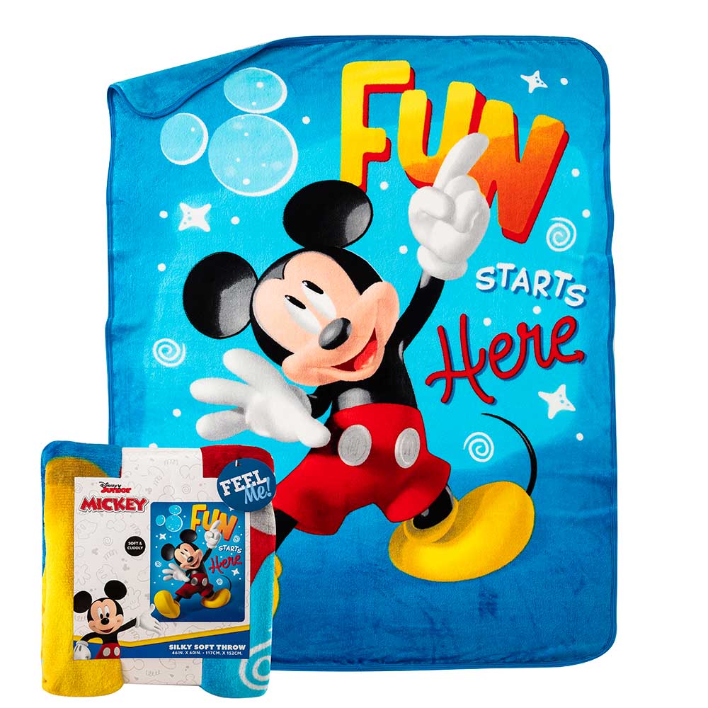 Mickey Mouse Silk Touch Throw Blanket