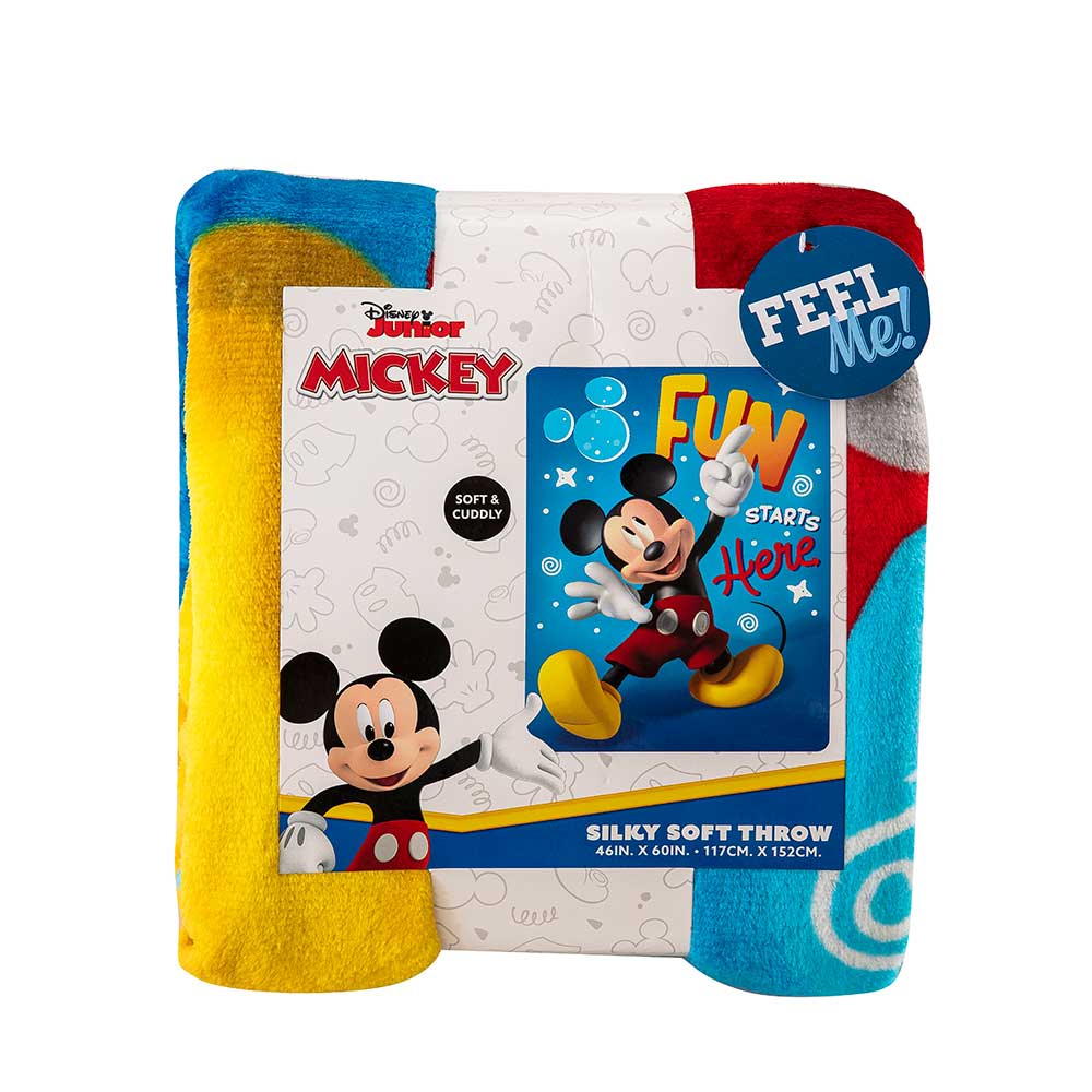 Mickey Mouse Silk Touch Throw Blanket