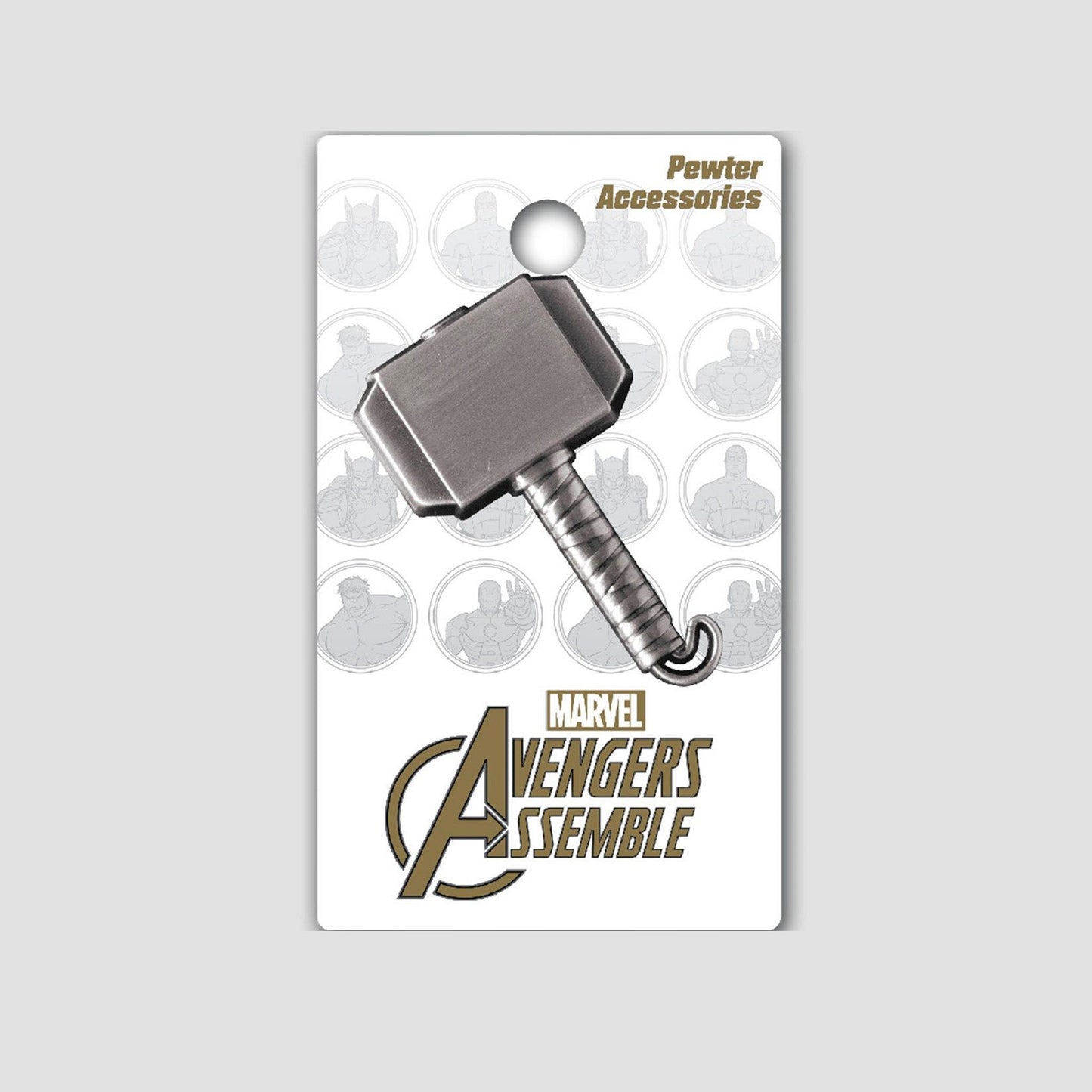 Thor's Hammer Mjolnir (Avengers) Marvel Deluxe Pewter Pin