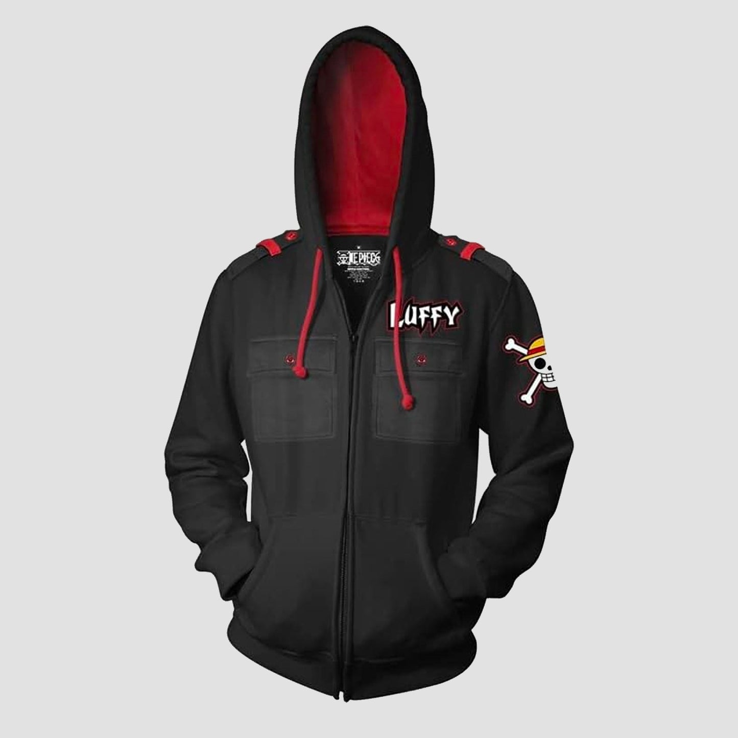 Monkey D. Luffy (One Piece) Military Style Premium Hoodie