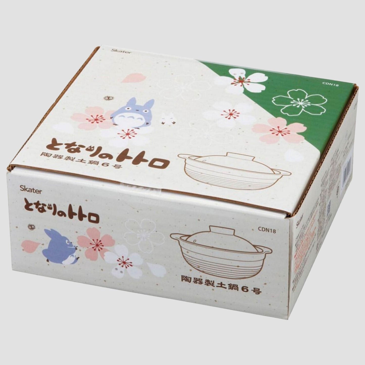 My Neighbor Totoro (Studio Ghibli) Sakura Cherry Blossom Ceramic Donabe Hot Pot