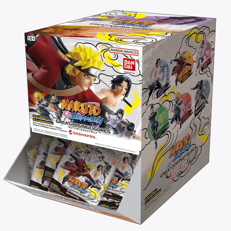 Naruto Shippuden Series 2 Gashapon Mini-Figure Blind Bags Retail Display of 24