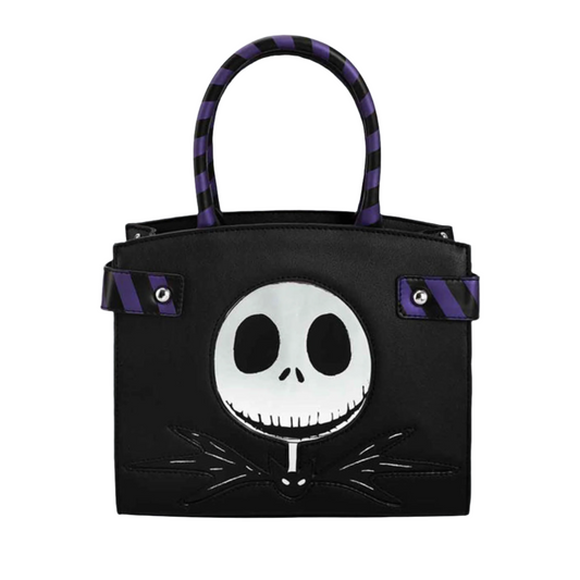 Nightmare Before Christmas Metallic Print Handbag