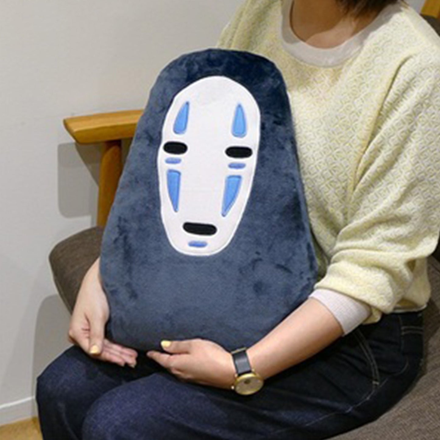 No-Face (Spirited Away) Studio Ghibli Die-Cut Pillow Plush
