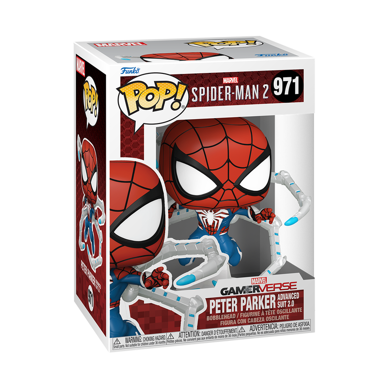 Peter Parker Advance Suit 2.0 Spider-Man 2 Gamerverse Funko Pop!