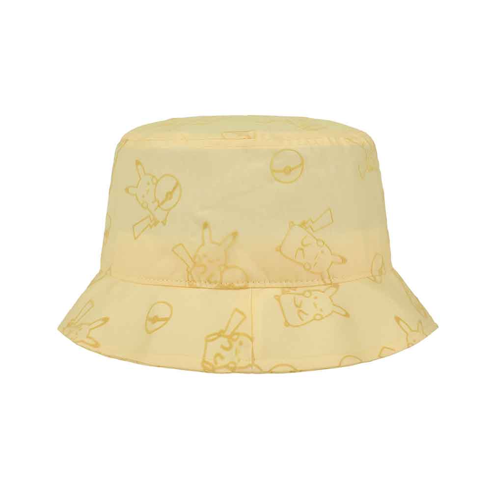 Pikachu Flocked Pokemon Bucket Hat