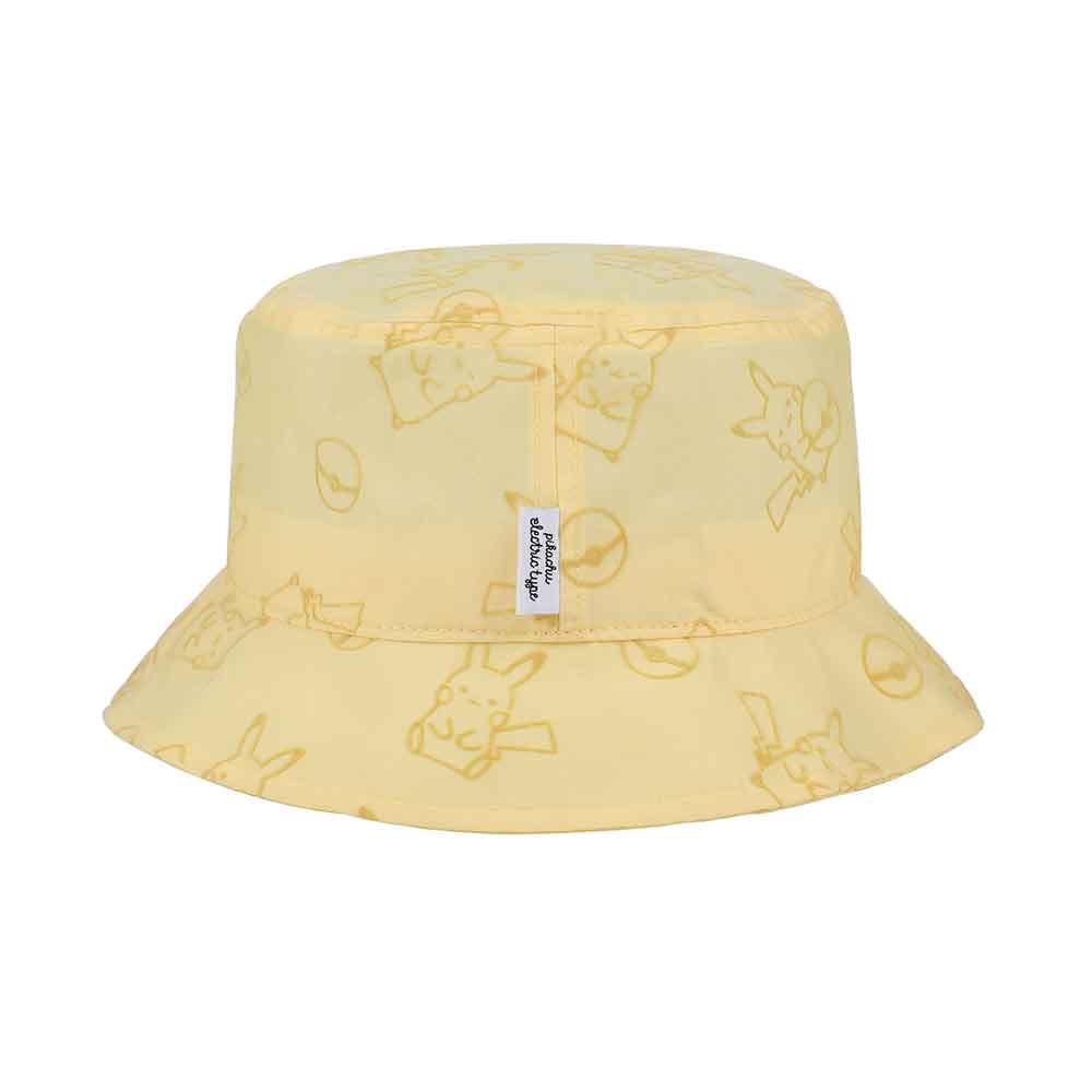 Pikachu Flocked Pokemon Bucket Hat