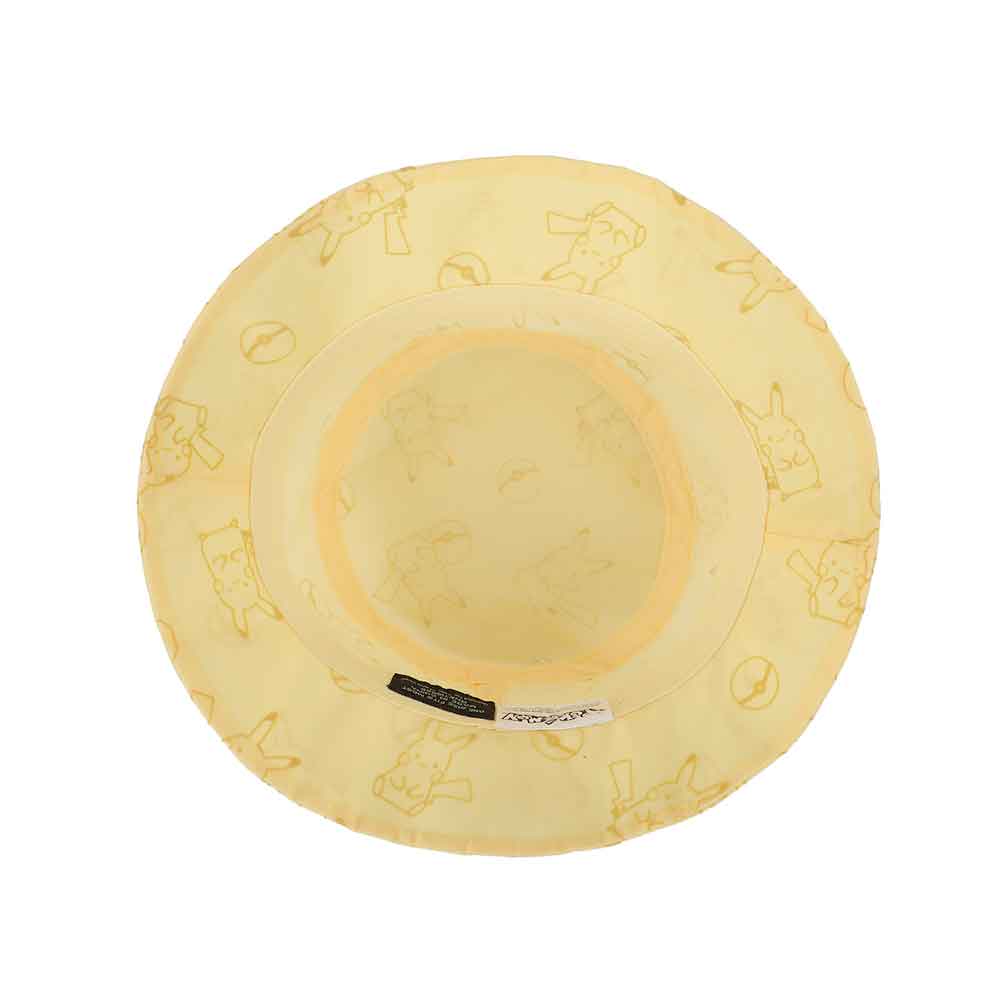 Pikachu Flocked Pokemon Bucket Hat