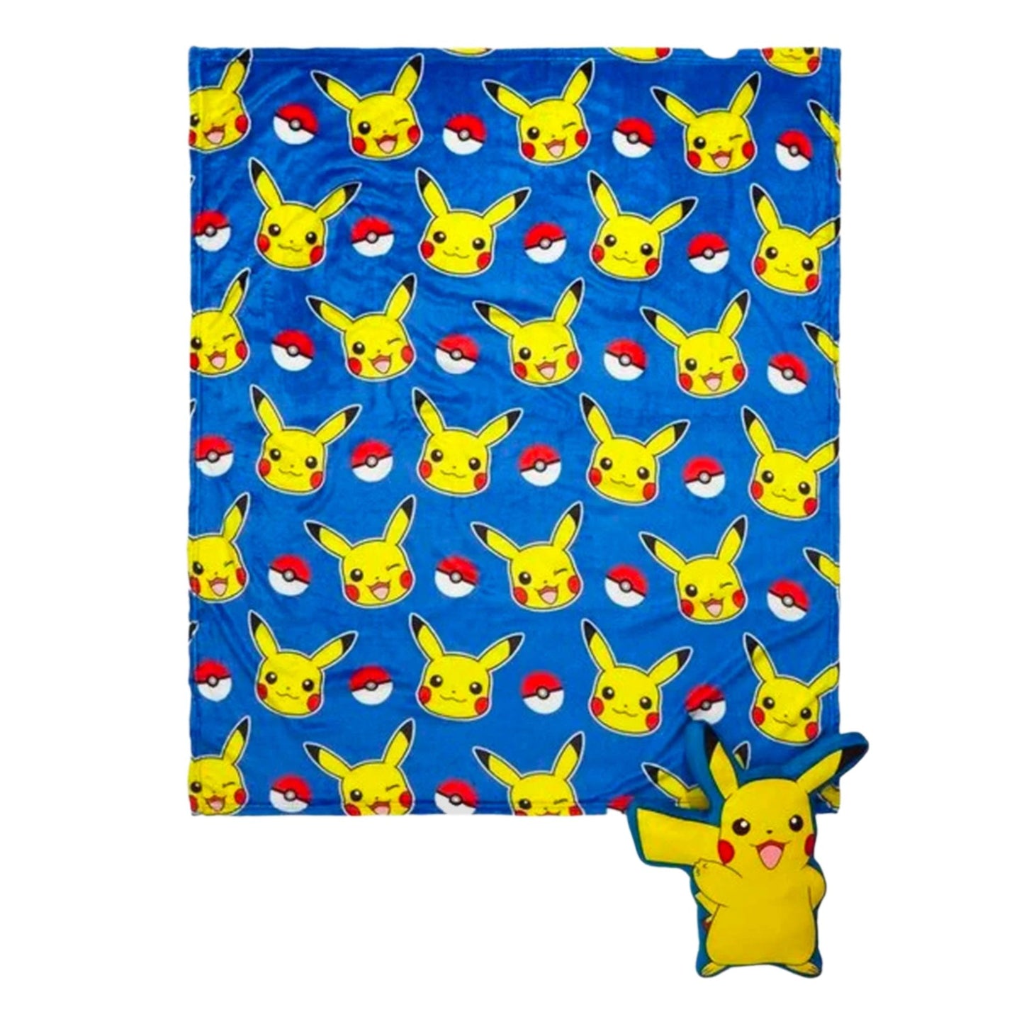 Pikachu (Pokemon) Plush and Throw Blanket