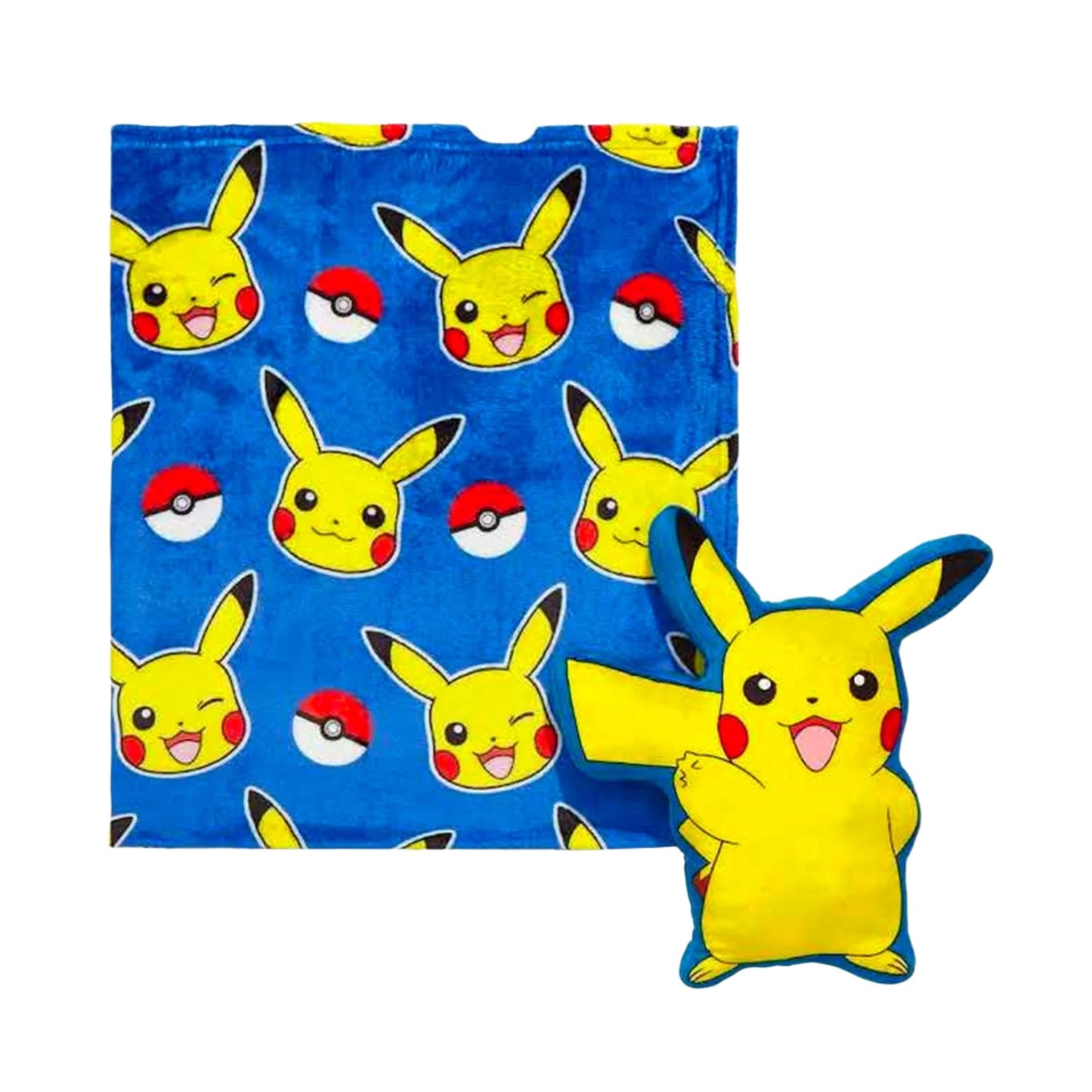 Pikachu (Pokemon) Plush and Throw Blanket