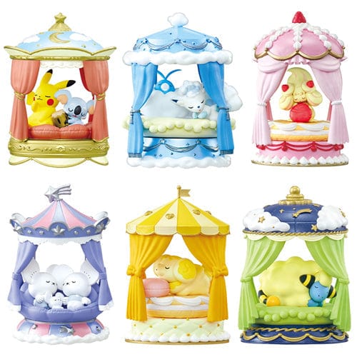 Pokemon: Nighty Night Series Gashapon Mini Figure Blind Boxes (Full Set Case of 6)