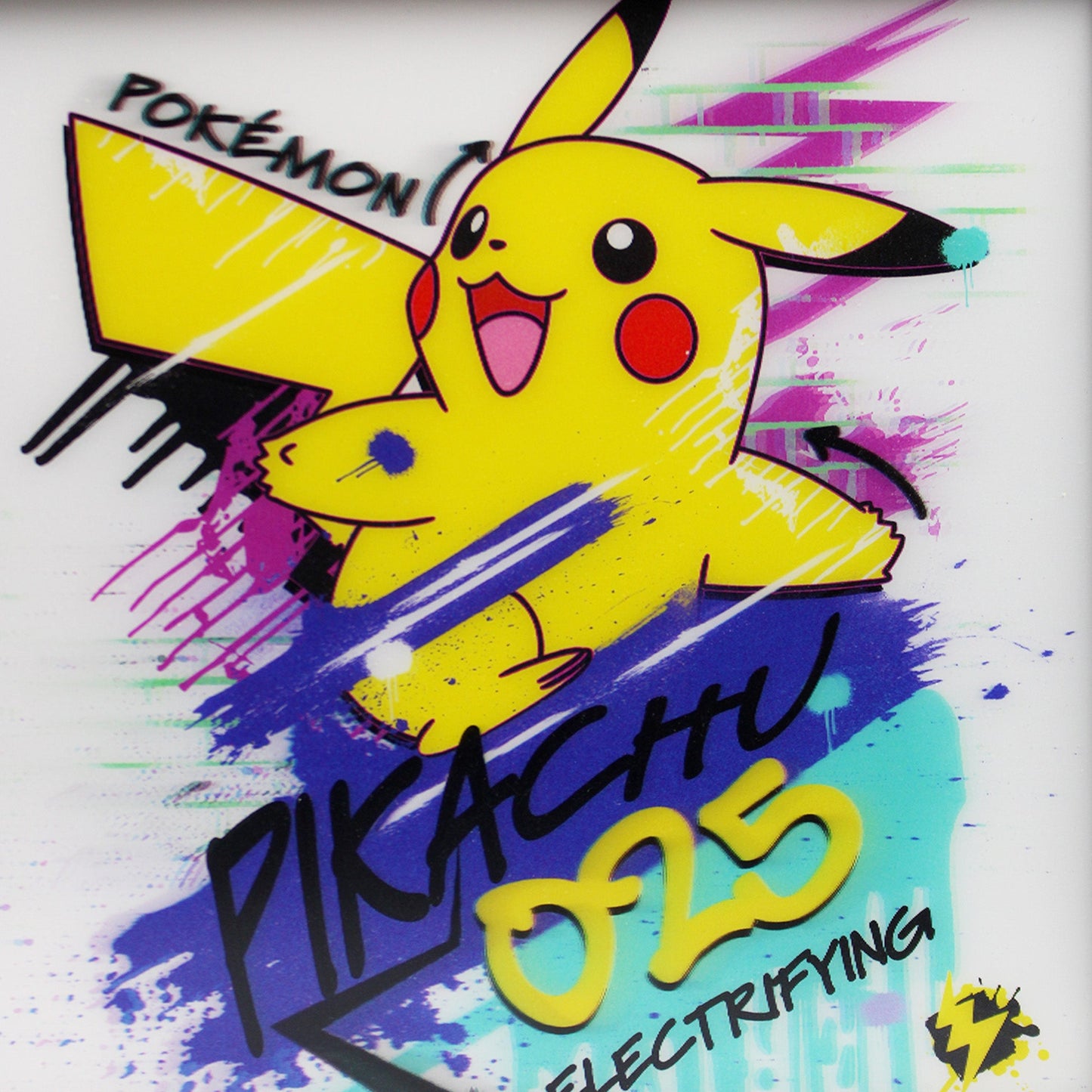 Pokemon Pikachu & Mewtwo Framed Wall Sign