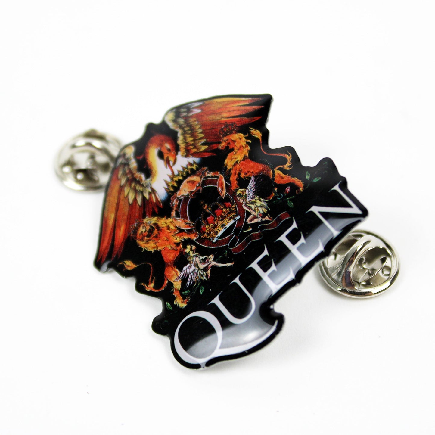 Queen Crest Logo Enamel Pin