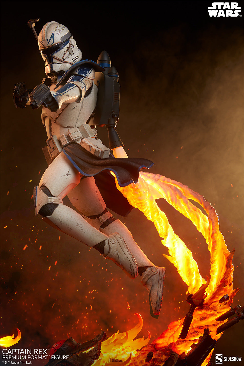 Star Wars: The Clone Wars Captain Rex Premium Format Statue by Sideshow Collectibles