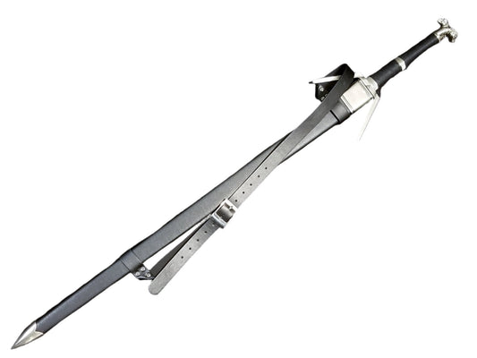 Video Game Monster Slayer Silver Sword Steel Replica