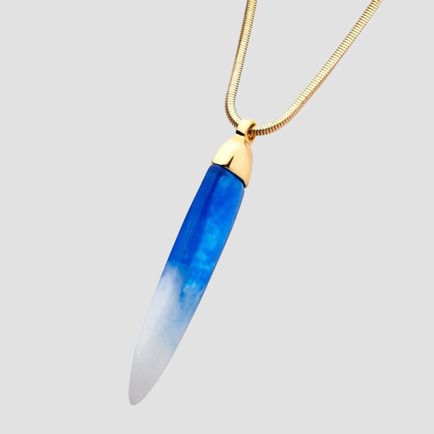 Sky Kyber Crystal Necklace (Star Wars: Andor) Pendant Prop Replica