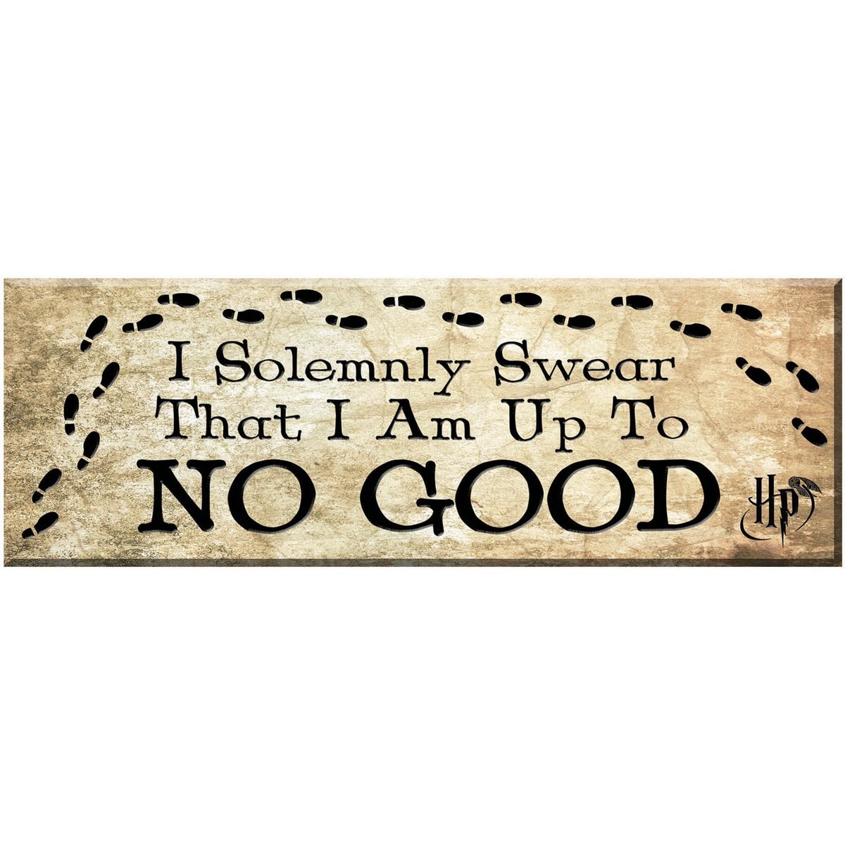 Marauders Map Harry Potter Desk Sign