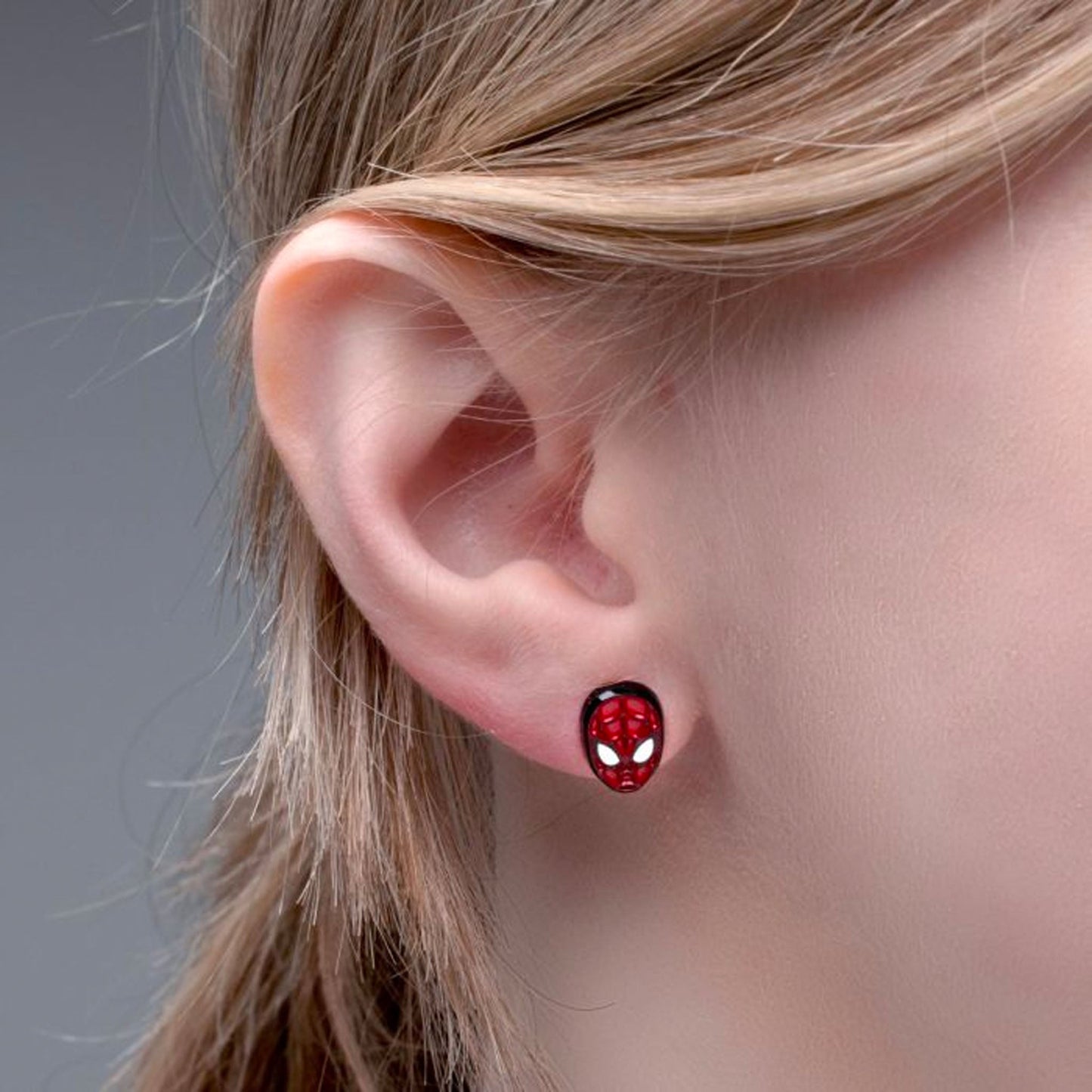 Spider-Man (Marvel) Enamel Stud Earrings