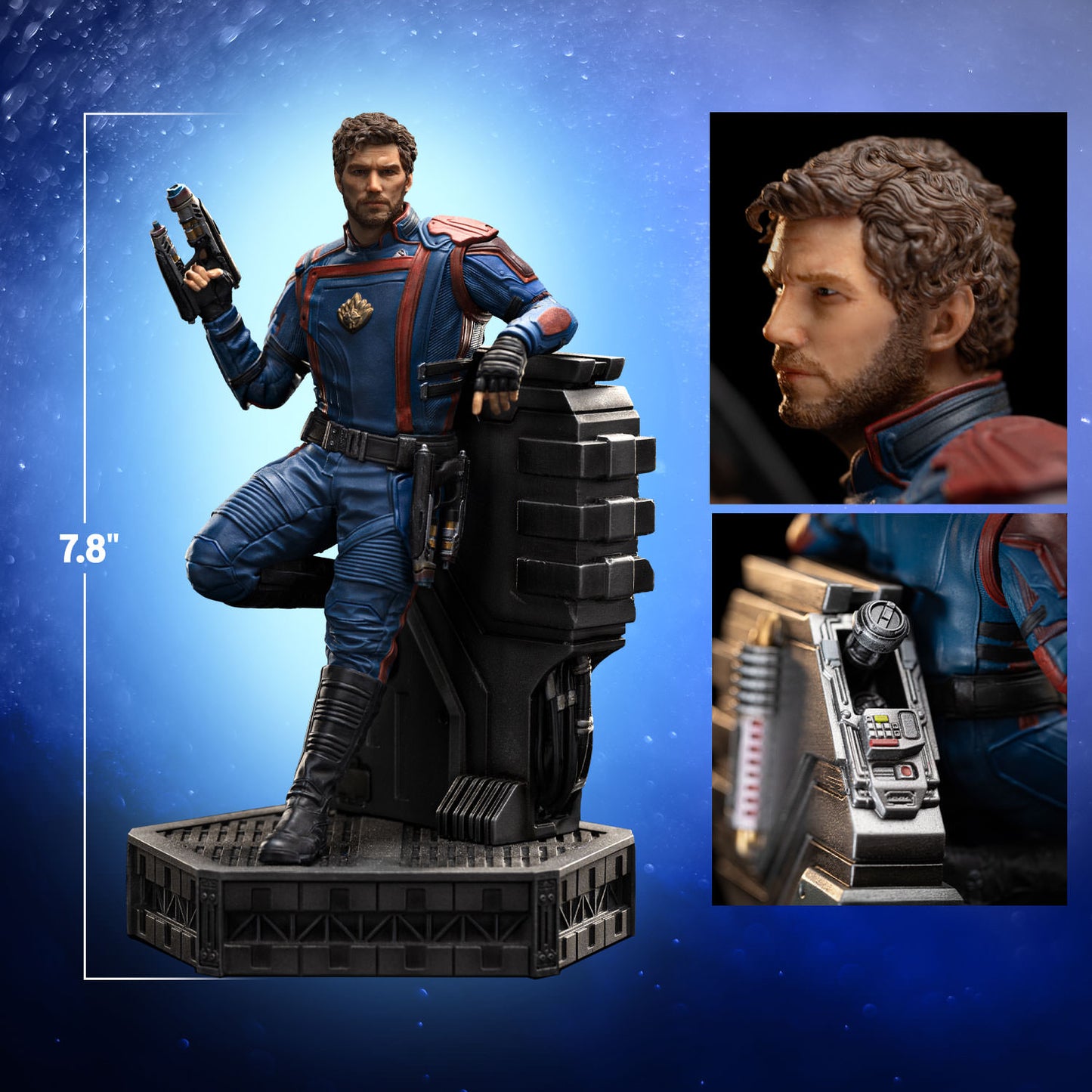 Marvel Guardians of the Galaxy Vol.3 Star Lord 1/10 Scale Statue by Iron Studios