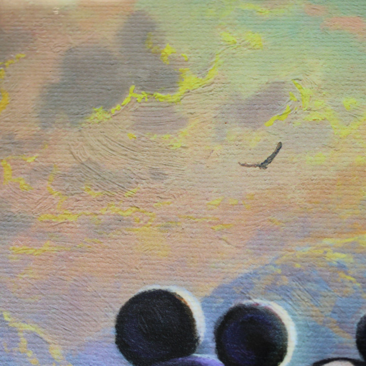 "Sweetheart Cove" (Disney) Mickey and Minnie Thomas Kinkade Framed Art Print