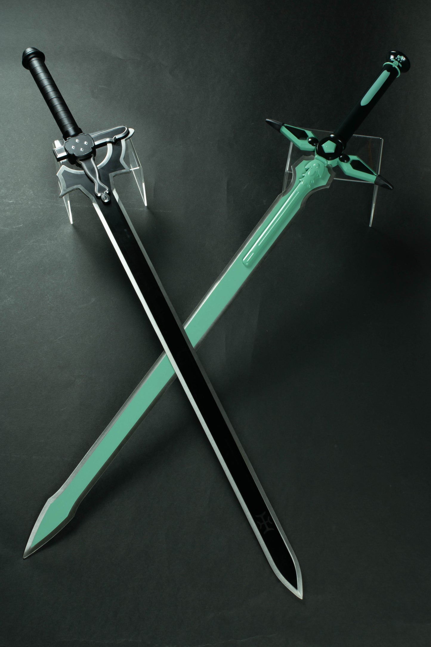 Black Swordsman Elucidator Stainless Steel Replica Sword