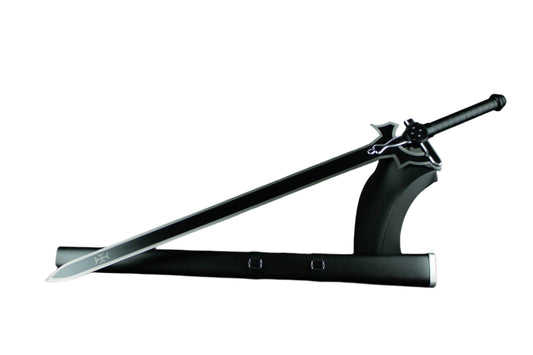 Black Swordsman Elucidator Stainless Steel Replica Sword