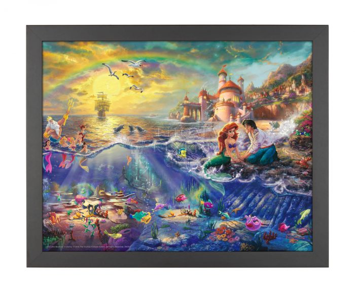 The Little Mermaid (Disney) Thomas Kinkade Framed Art Print