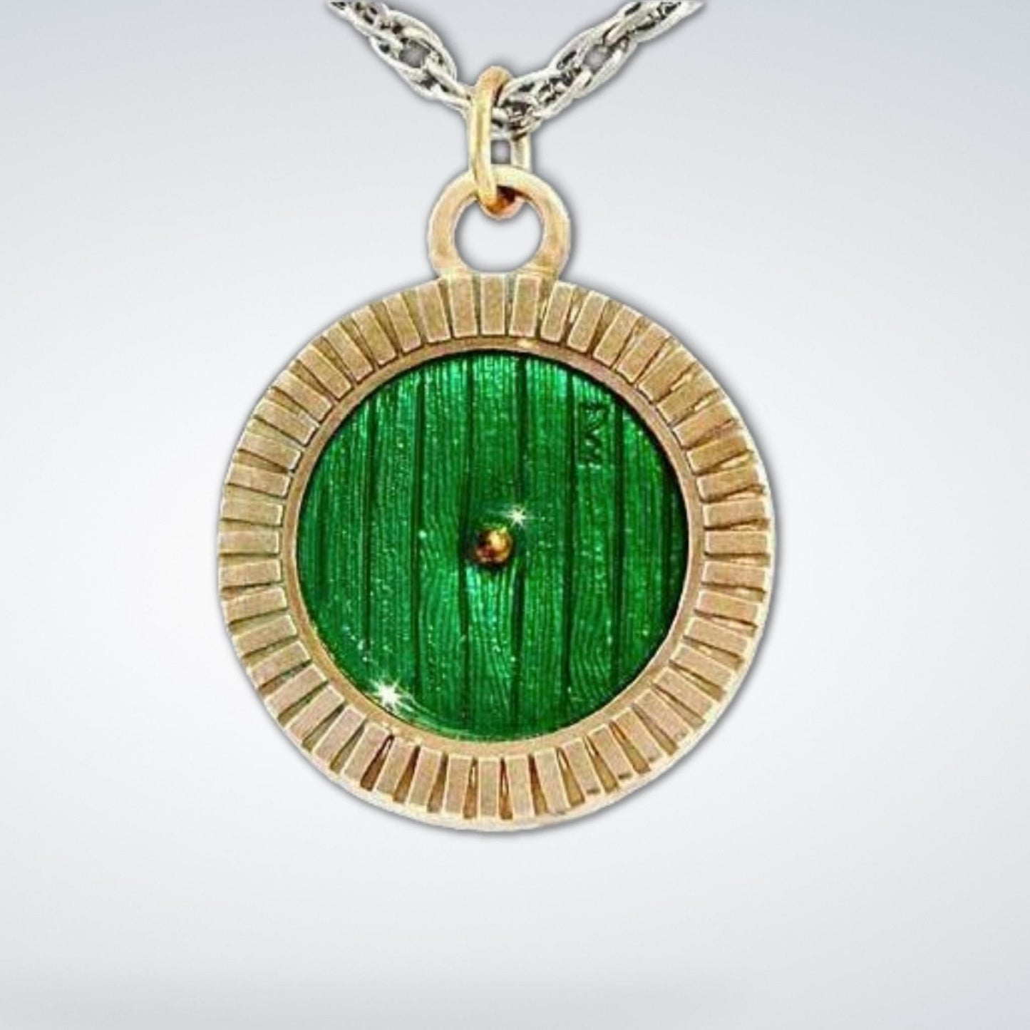 Lord of the Rings Bag End™ Door Bronze Necklace