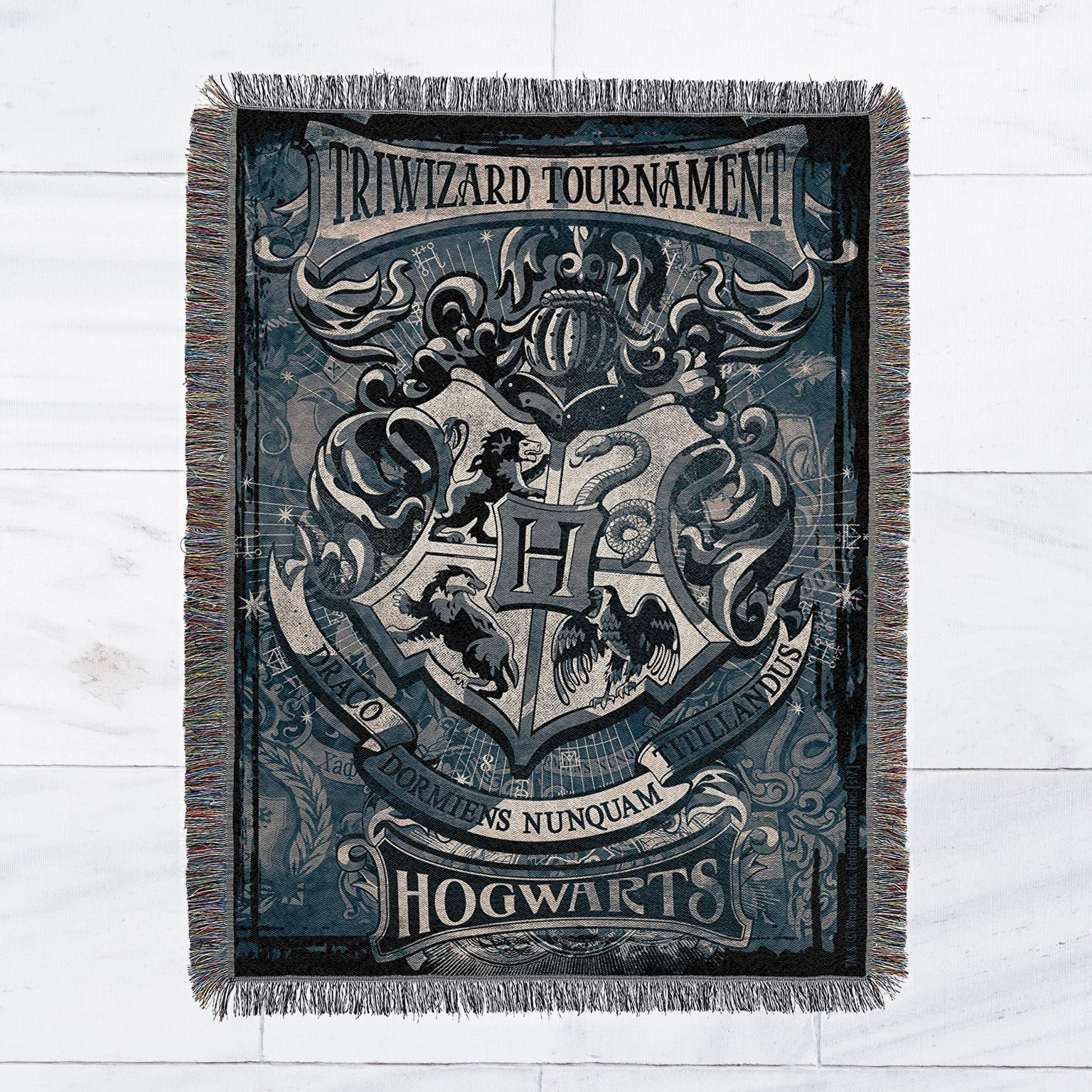 Triwizard Tournament (Harry Potter) Woven Tapestry Throw Blanket