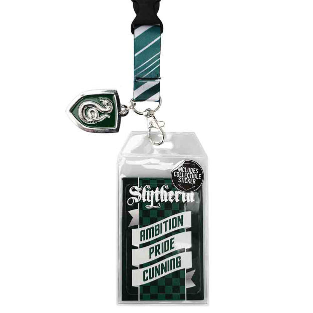 Slytherin Hogwarts House Tie Harry Potter Lanyard
