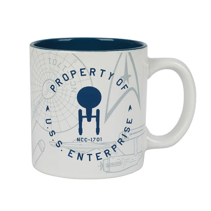 Star Trek "Property of the Enterprise" Mug