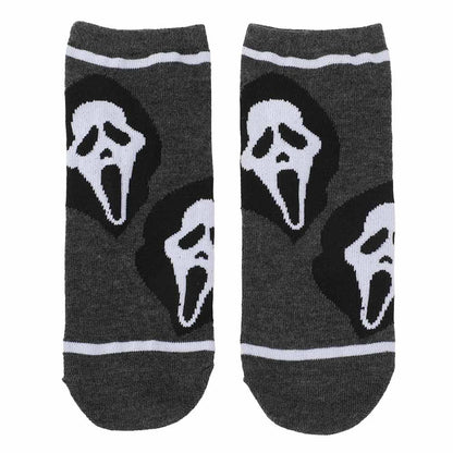 Scream Ghost Face 5 Pack Ladies Ankle Socks