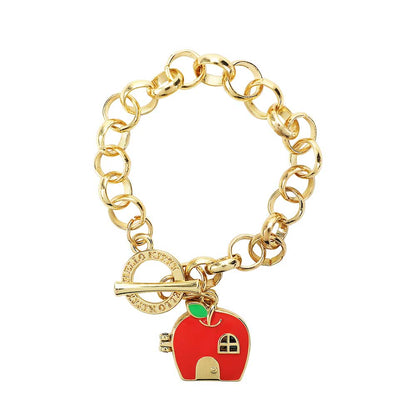 Hello Kitty Apple Charm Bracelet