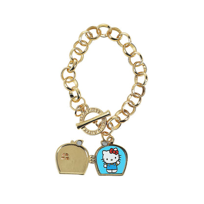 Hello Kitty Apple Charm Bracelet
