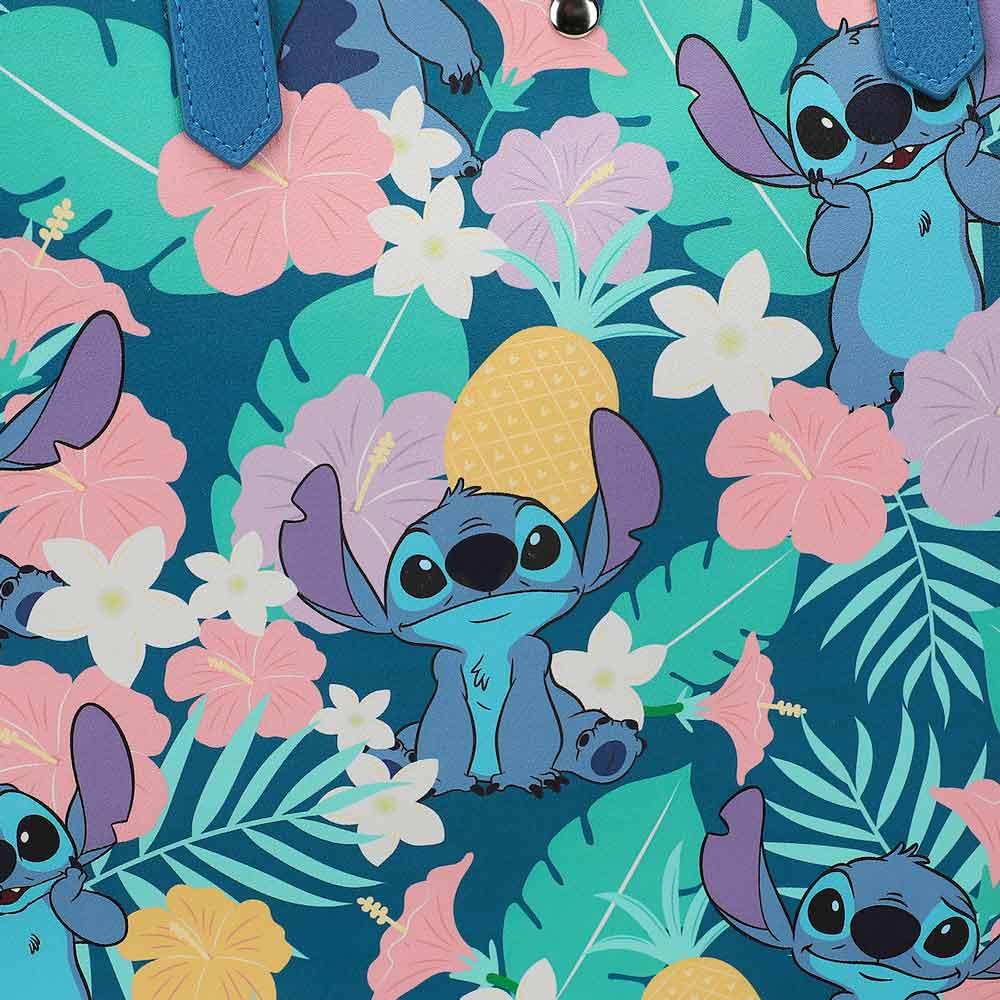 Disney Stitch Lilo & Stitch Tropical Floral Tote
