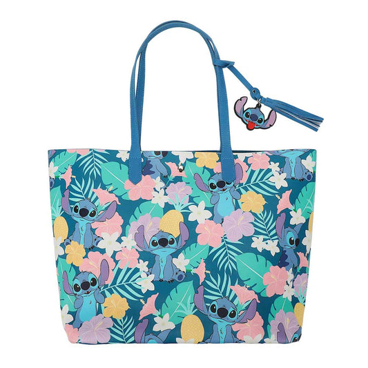 Disney Stitch Lilo & Stitch Tropical Floral Tote