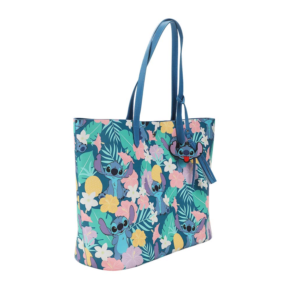 Disney Stitch Lilo & Stitch Tropical Floral Tote