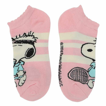 Peanuts Sports 5 Pair Women's Ankle Socks