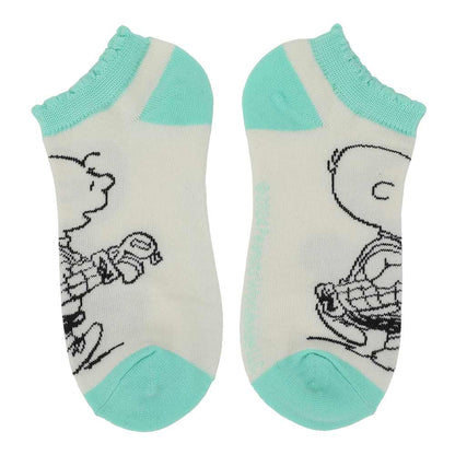 Peanuts Sports 5 Pair Women's Ankle Socks