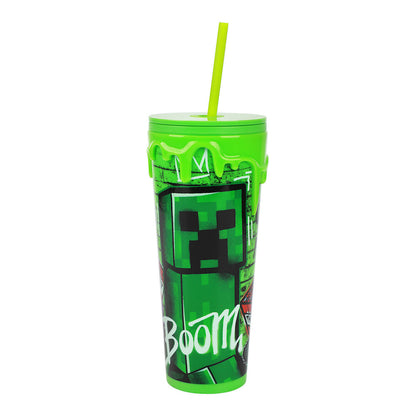 Minecraft Creep x Mojang 3D Molded Drip 24 oz. Acrylic Tumbler